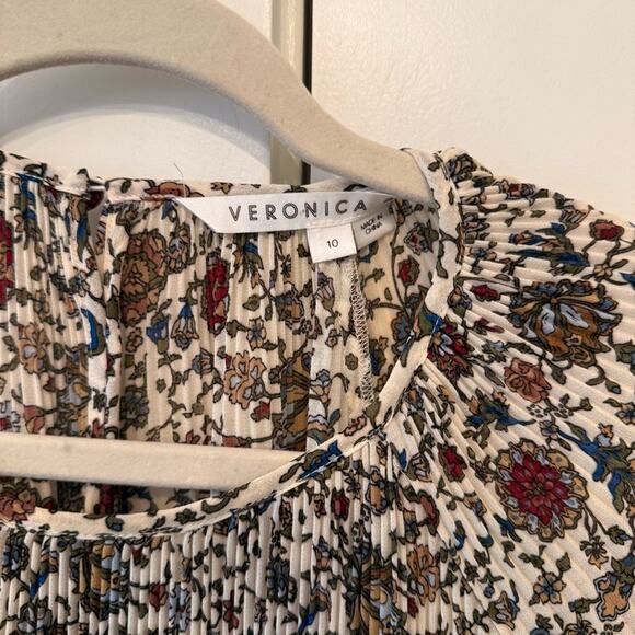 Veronica Beard Multicolor Printed Top - Picture 5 of 8